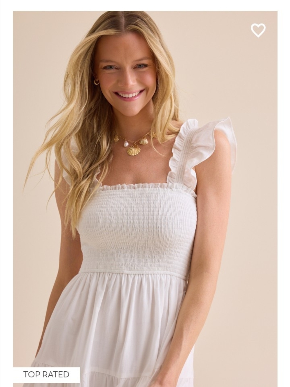 Altard State Dress Nwt Ruffle Strap Smocked Maxi Dress - Picture 3 of 9